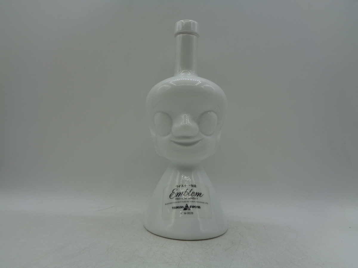 つくばエキスポ 岡本太郎 人間ボトル キリンシーグラム エンブレム ウイスキー 500ml 未開封 古酒 22632