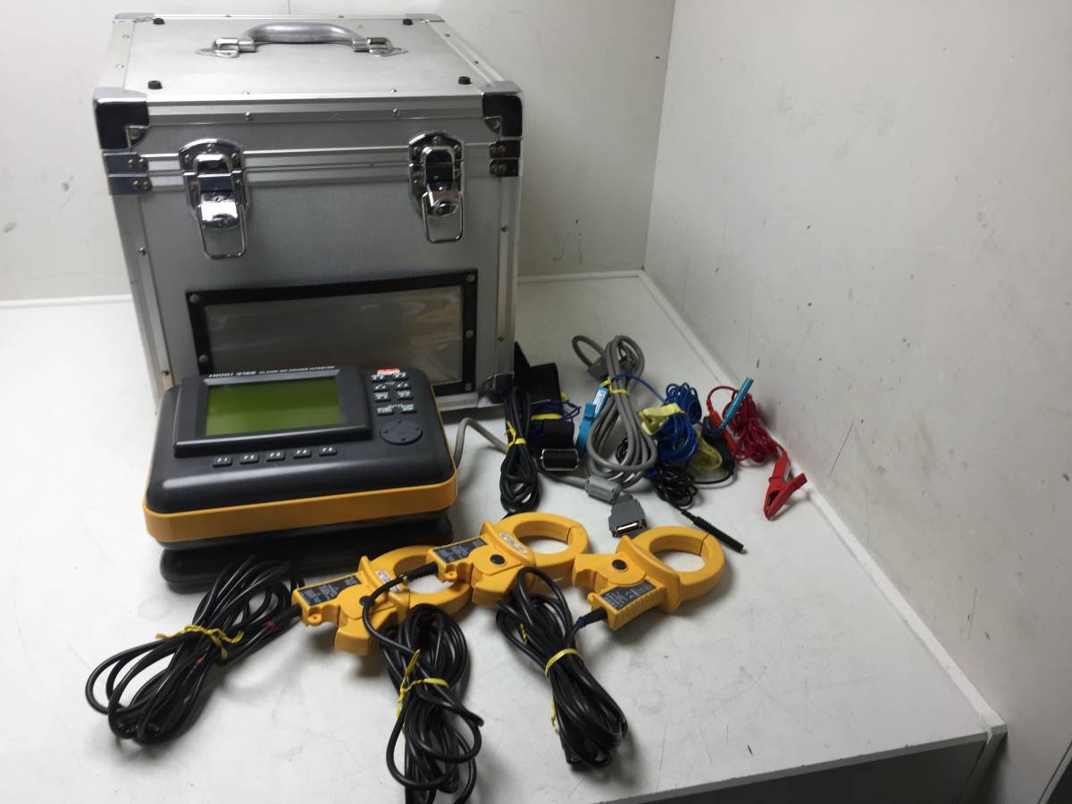 ★HIOKI 日置電機★3166/1998/9438 クランプオンパワーハイテスタ ハードケース付 電圧電流測定【中古/現状品/通電確認OK/動作未確認】