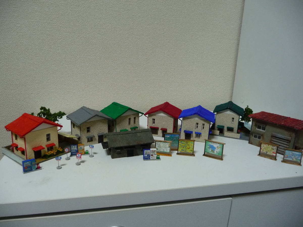 N ジオラマ ストラクチャー色々 住宅 建物