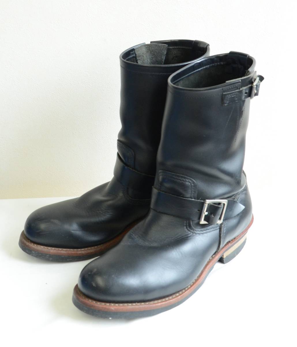 【人気定番，格安】 REDWING レッドウィング 2268 エンジニアブーツ 黒レザー 10 D(10インチ)｜売買されたオークション情報、yahooの商品情報をアーカイブ公開 - オークファン 10インチ