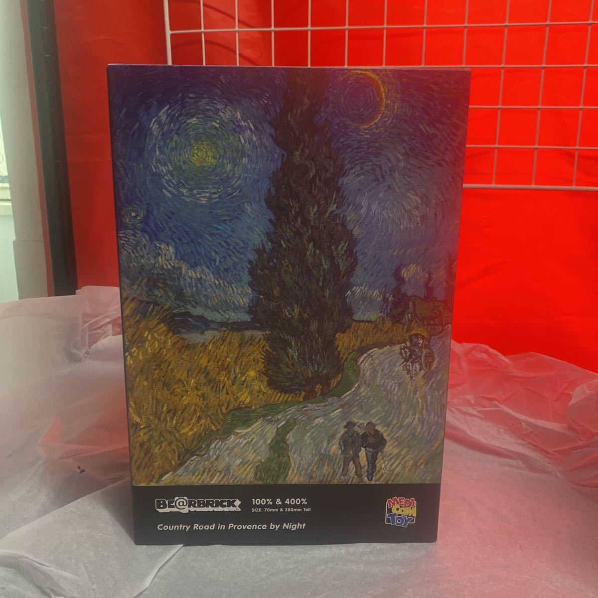 Gogh Van Road Bearbrick BE@RBRICK - Country 400% in Provence 100 