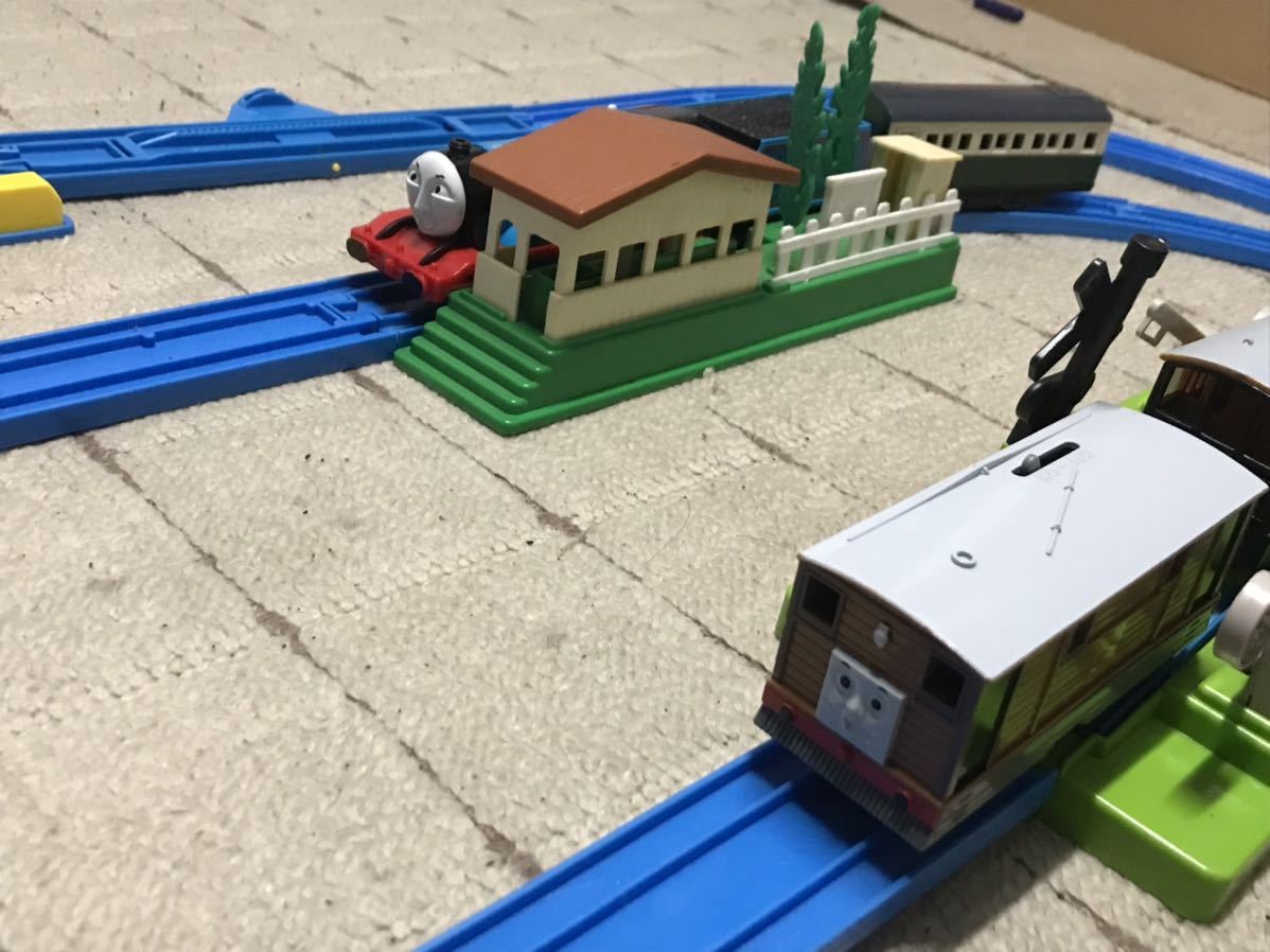 1円スタート　プラレール トーマス　おしゃべり　どきどきマウンテン　ヒロ　伝説の英雄　パッチワーク　ゴードン　限定品　大量セット プラレール きかんしゃトーマス 全高約 がたがた! ビューン がたがたビューン！どきどきマウンテンDX｜徹底