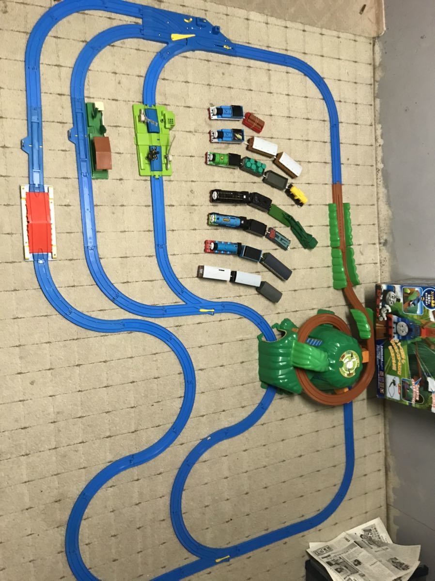 1円スタート　プラレール トーマス　おしゃべり　どきどきマウンテン　ヒロ　伝説の英雄　パッチワーク　ゴードン　限定品　大量セット プラレール きかんしゃトーマス 全高約 がたがた! ビューン がたがたビューン！どきどきマウンテンDX｜徹底