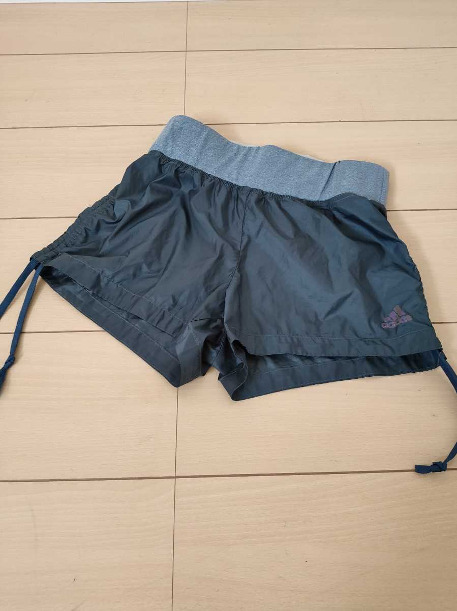 ☆私の整理品☆JD 女子大生 adidas CLIMALITE ショートパンツ トレーニング フィットネス リサイクル eco匿名配送