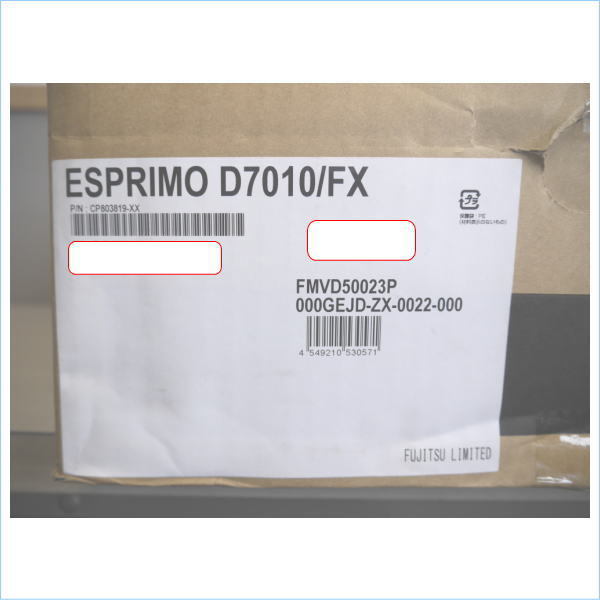 DSE] 1円～ (未使用品) 富士通 FUJITSU FMVD50023P FPESPRIMO D7010/FX