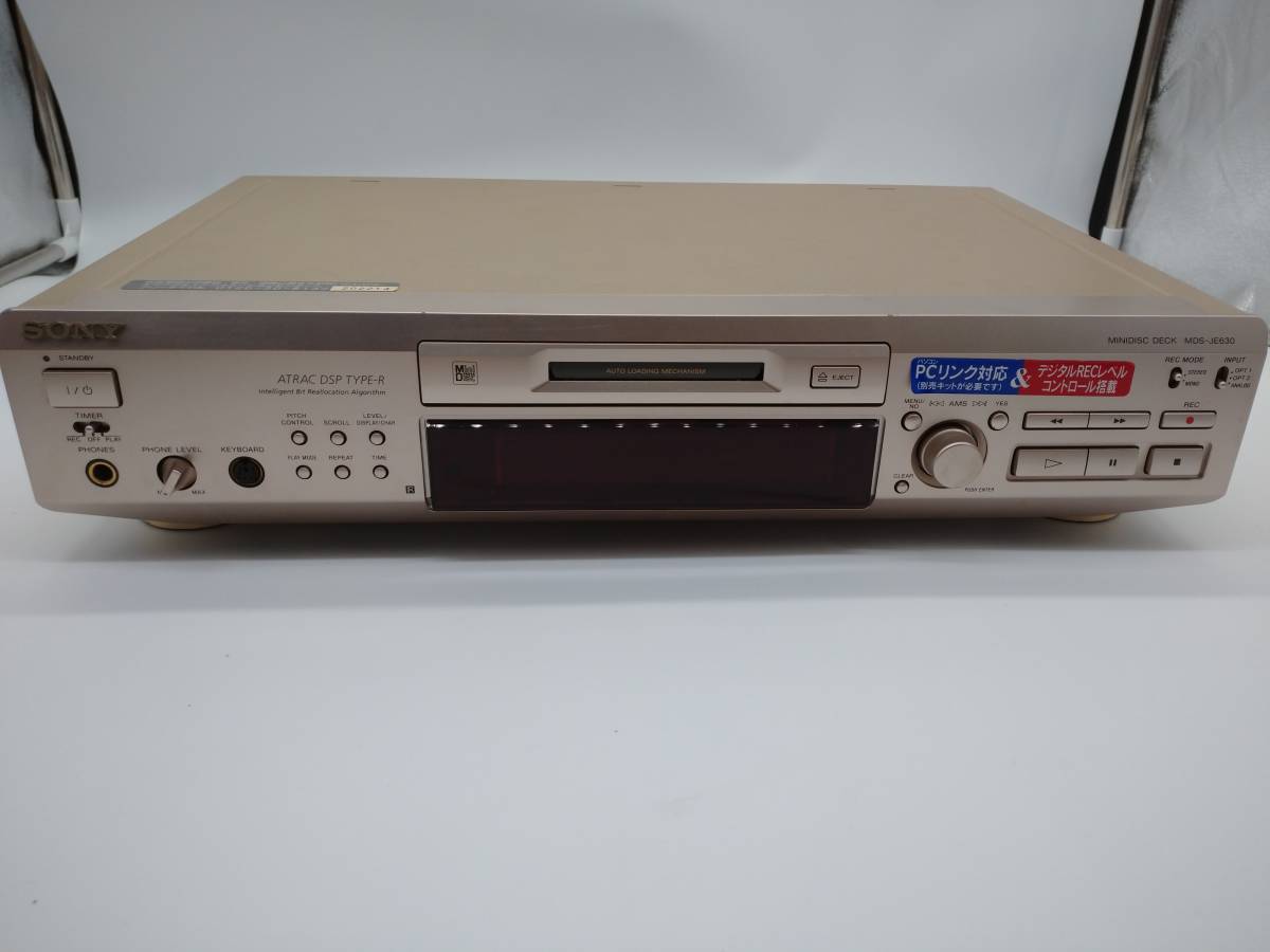 SONY MDS-JE630 MDプレーヤー 【ジャンク】 SONY ソニー 【公式通販】