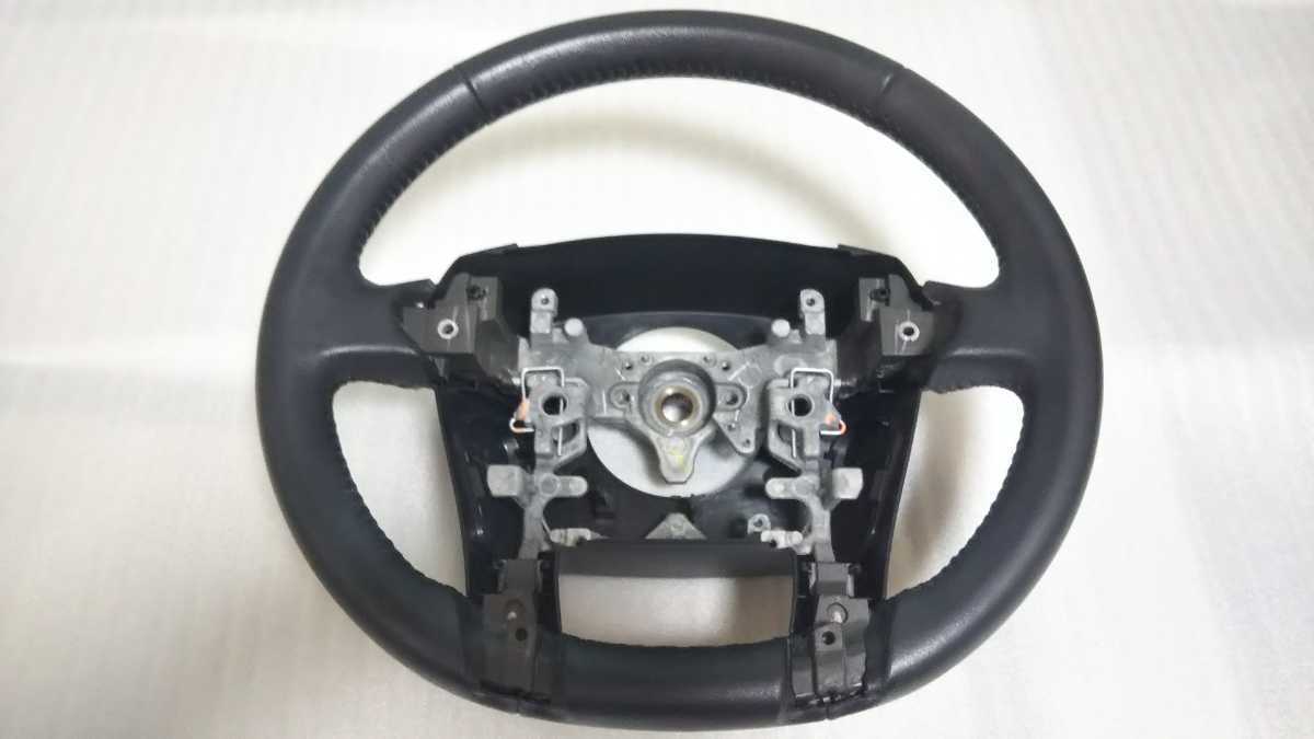 ☆送料無料☆ アクア G 純正 レザー 革 ステアリング ホイール ハンドル プリウス α アルファ NHP10 ZVW40 ZVW41 ZVW30 ZVW35 流用 格安 