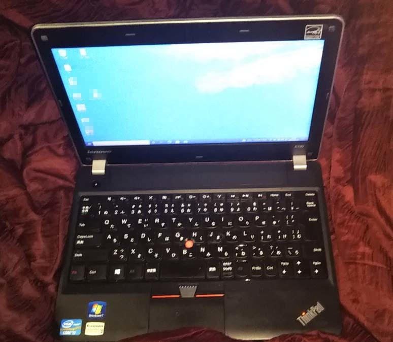 Lenovo ThinkPad Edge i3-3217U 1，8GHz 4GB SSD320GB OS無し