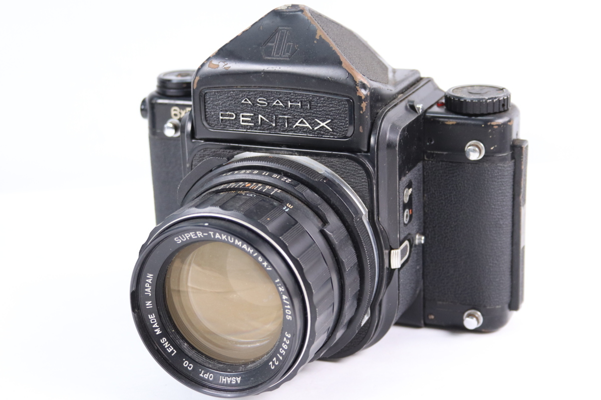 PENTAX ペンタックス 6×7 SUPER-TAKUMAR 105mm F2.4 単焦点レンズ 中判