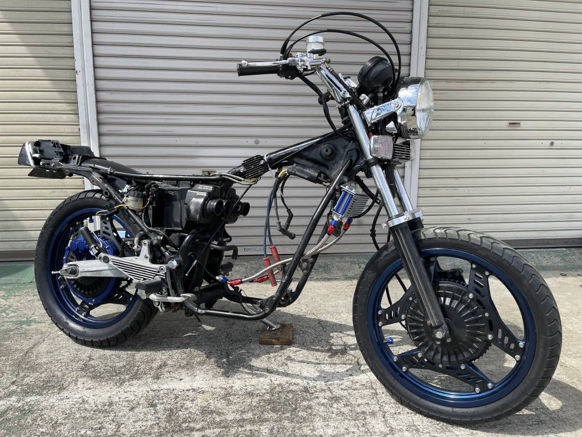 CBX400F カスタムパーツ多数 400登録書類有 欠品有 実動車両からの