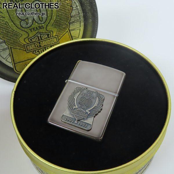 ZIPPO ハーレーダビットソン イーグルロゴメタル貼り 1992年製 /000
