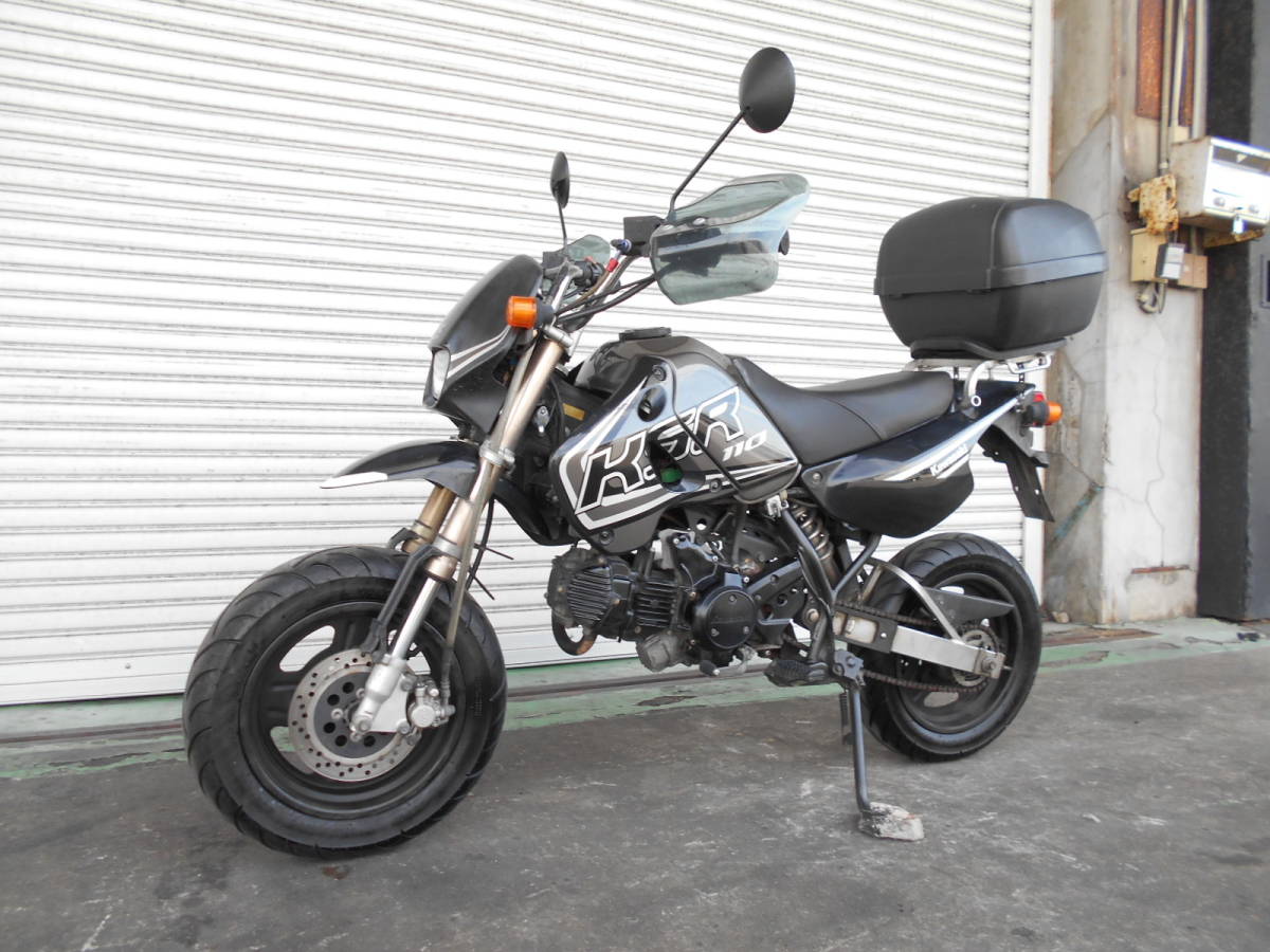 ksr110☆ブラックノーマルKL110A 実働書付 程度良 福岡発 - 今でも 
