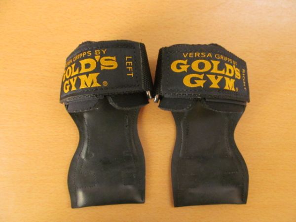 44759)GOLD'S GYM ゴールドジム パワーグリップ ブラック M USED