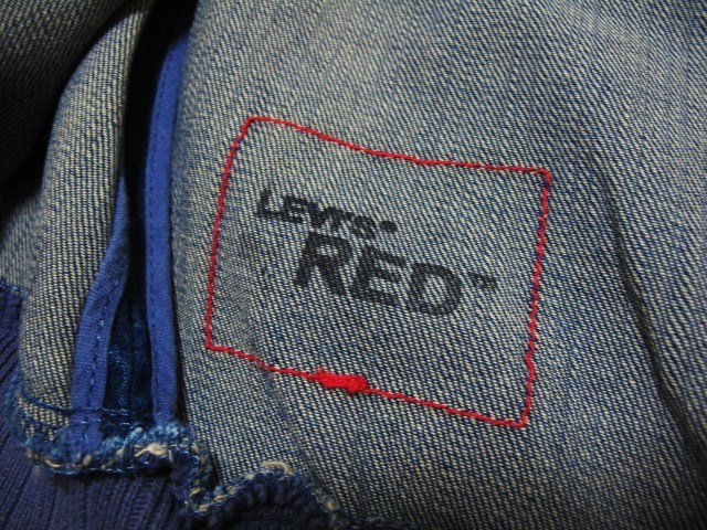 2001 チュニジア製 Levis RED 初期 インディゴ デニム ジップアップ 