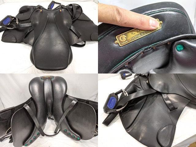 乗馬用品 ポリゴン 鞍 16.5（A46/乗馬鞍・馬具□Polygonポリゴン 乗馬 
