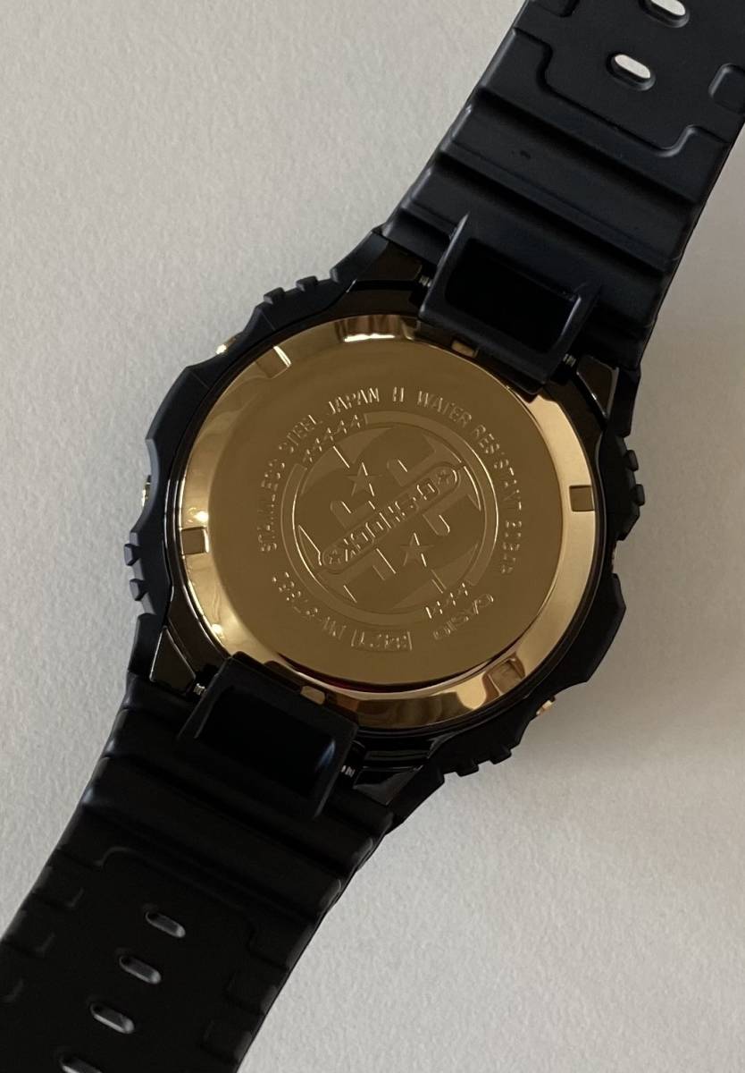 1円スタート CASIO G-SHOCK 35th Anniversary ORIGIN GOLD 35周年記念限定モデル DW-5735D-1BJR スティング スクリューバック 箱付き