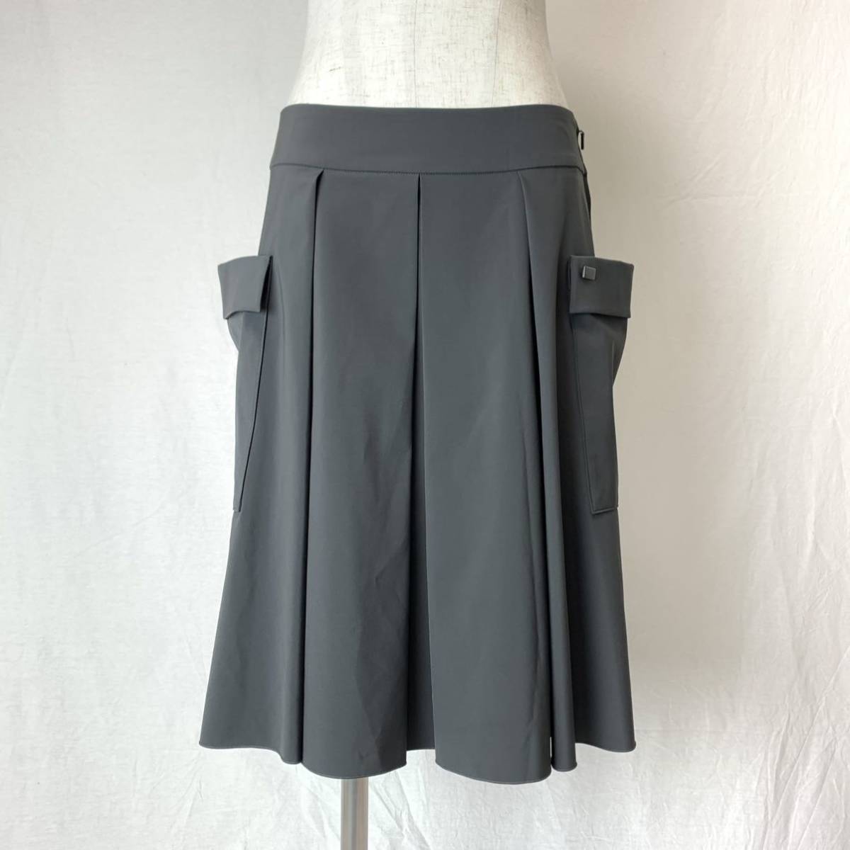 FOXEY NEW YORK フォクシーニューヨーク ポケット スカート 膝丈