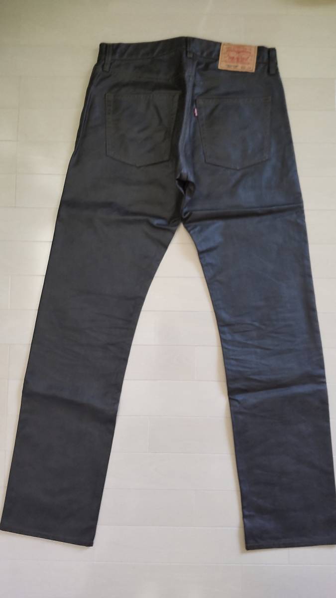 Levi's リーバイス 505-03 コーティング デニム レザー風 ブラウン