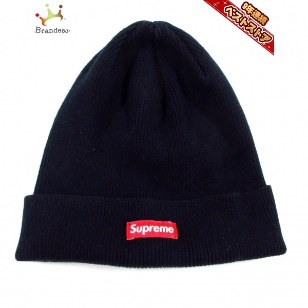 2025，人気セール シュプリーム Supreme ニット帽 - コットン ネイビー 帽子(帽子)｜売買されたオークション情報、yahooの商品情報をアーカイブ公開 - オークファン 服飾小物