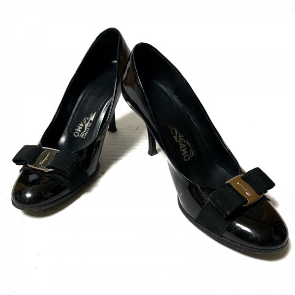 サルバトーレフェラガモ SalvatoreFerragamo パンプス 6 - エナメル