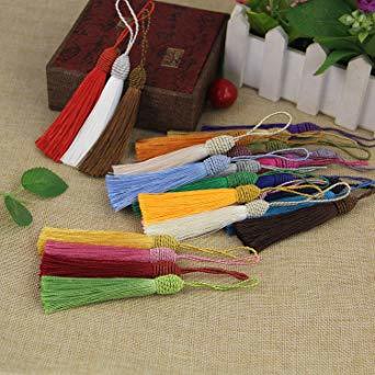 Sweetimes フリンジ 手芸用品 タッセル 手芸 アクセサリーパーツ クラフト 32色セット No.98_2