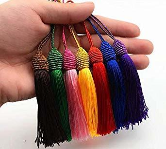 Sweetimes フリンジ 手芸用品 タッセル 手芸 アクセサリーパーツ クラフト 32色セット No.98_9