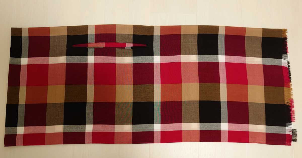 試着のみ☆定価20，900円☆180×76cm☆ブルーレーベルクレストブリッジ☆クレストブリッジチェック2WAYストール☆腕通し付き バーバリー 赤 アイズフロンティア A.D.ストレッチナイロン #9031 ポケット鋼製巻尺 TRUSCO アウトレット試着室強○強○！？