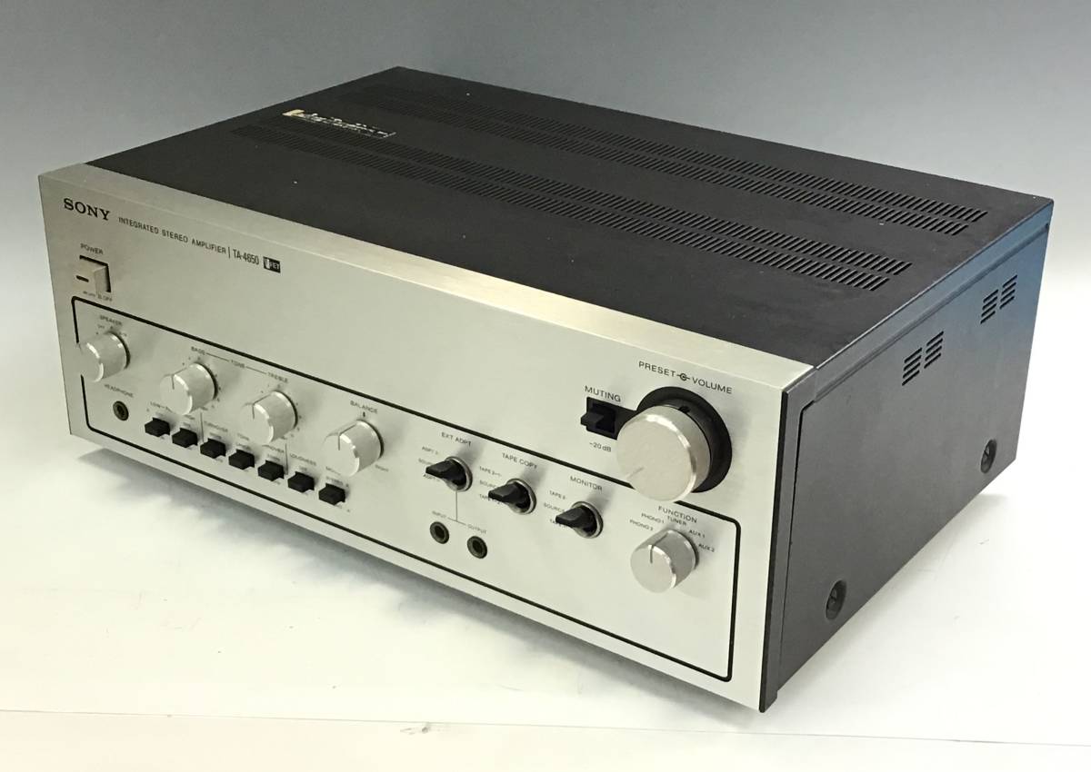 TA-4650 SONY プリメインアンプ ソニー - TA アンプ Yahoo