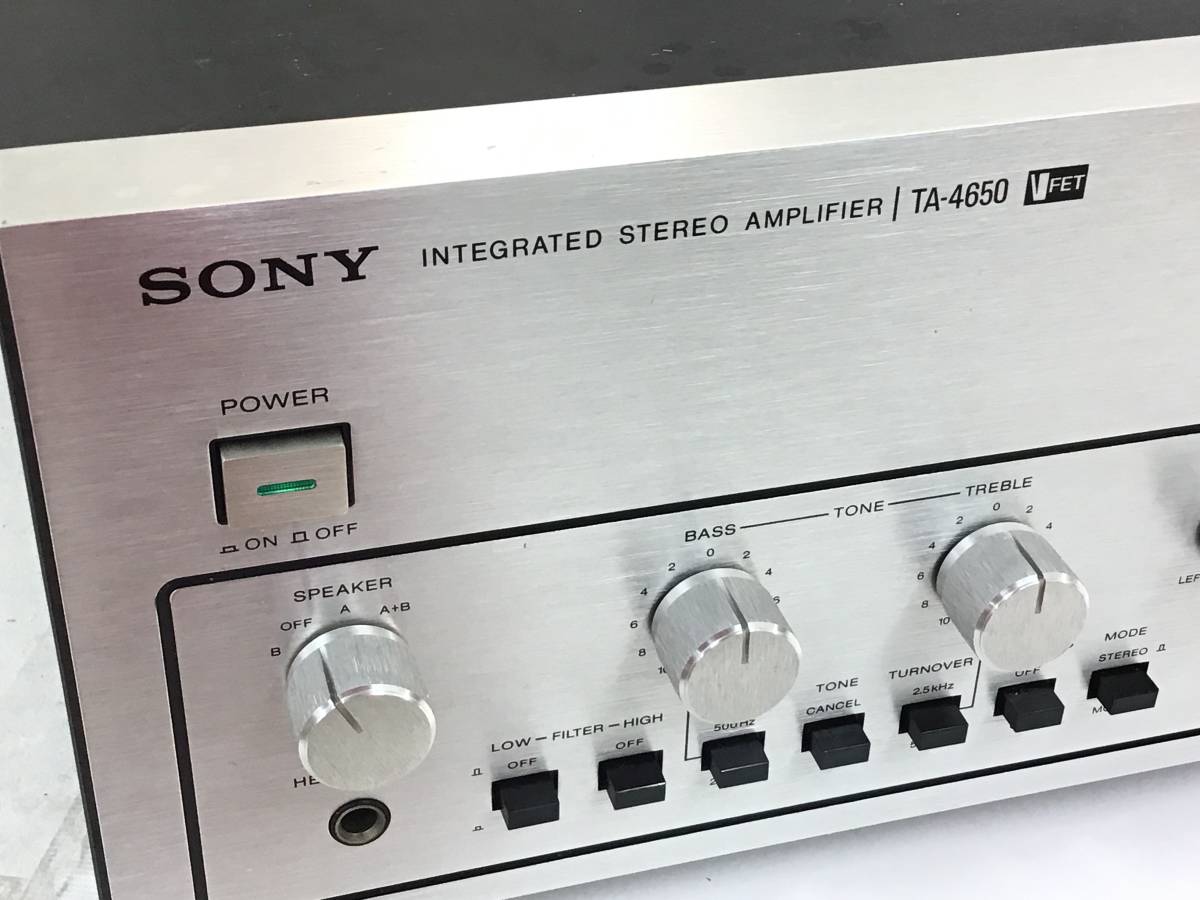 TA-4650 SONY プリメインアンプ ソニー - TA アンプ Yahoo