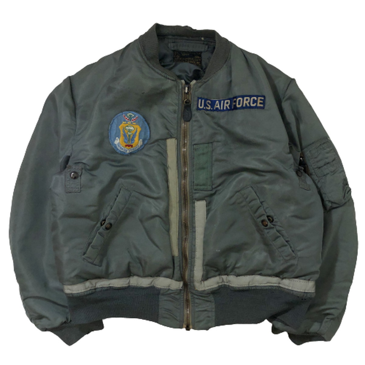 DOBBS MA-1 INDUSTRIES アルファ 50s 実物 米軍 黒タグ 0 MA Vintage 