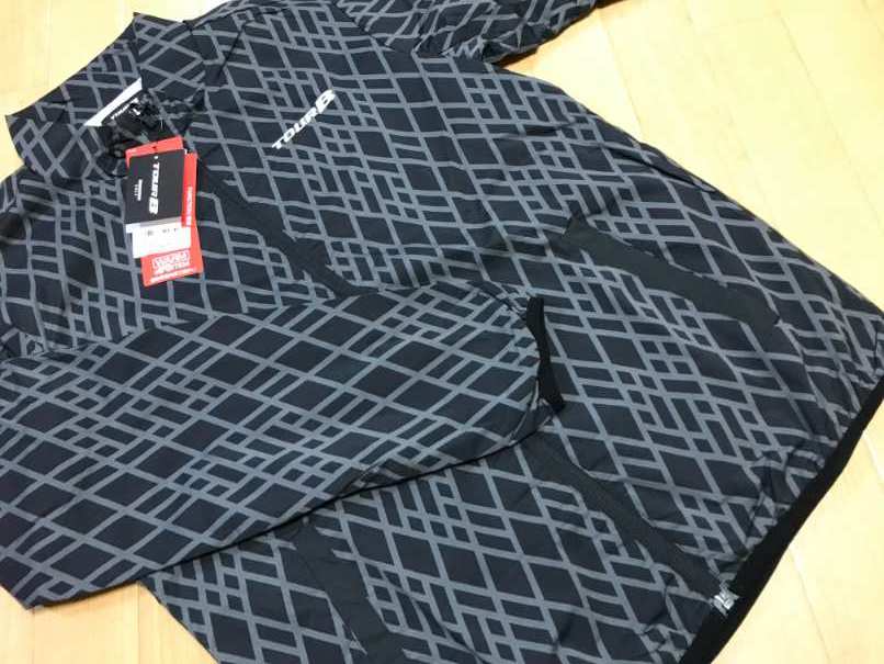 BRIDGESTONE GOLF(ブリヂストンゴルフ) TOUR B +3℃ タフタプリント フルジップジャケット QGM02D(BK)Ｌ_2