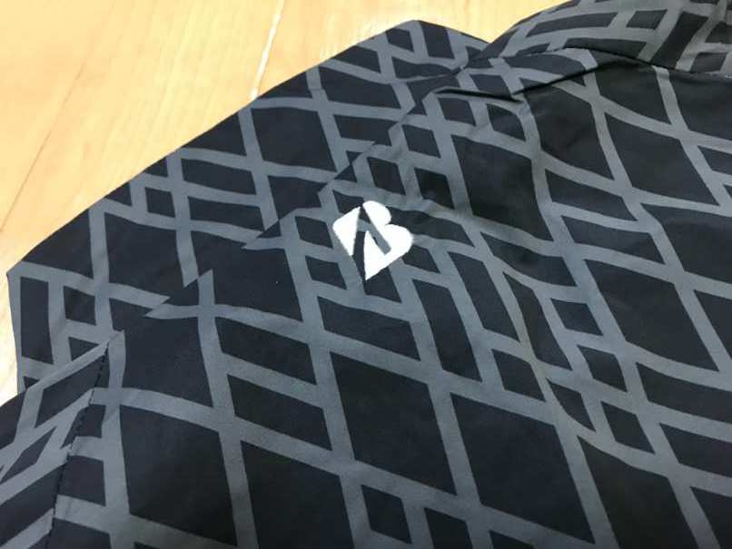 BRIDGESTONE GOLF(ブリヂストンゴルフ) TOUR B +3℃ タフタプリント フルジップジャケット QGM02D(BK)Ｌ_7