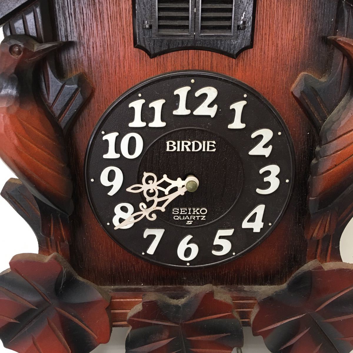 SEIKO BIRDIE 鳩時計 昭和レトロ からくり 時計 動作確認済 F【Oct 87