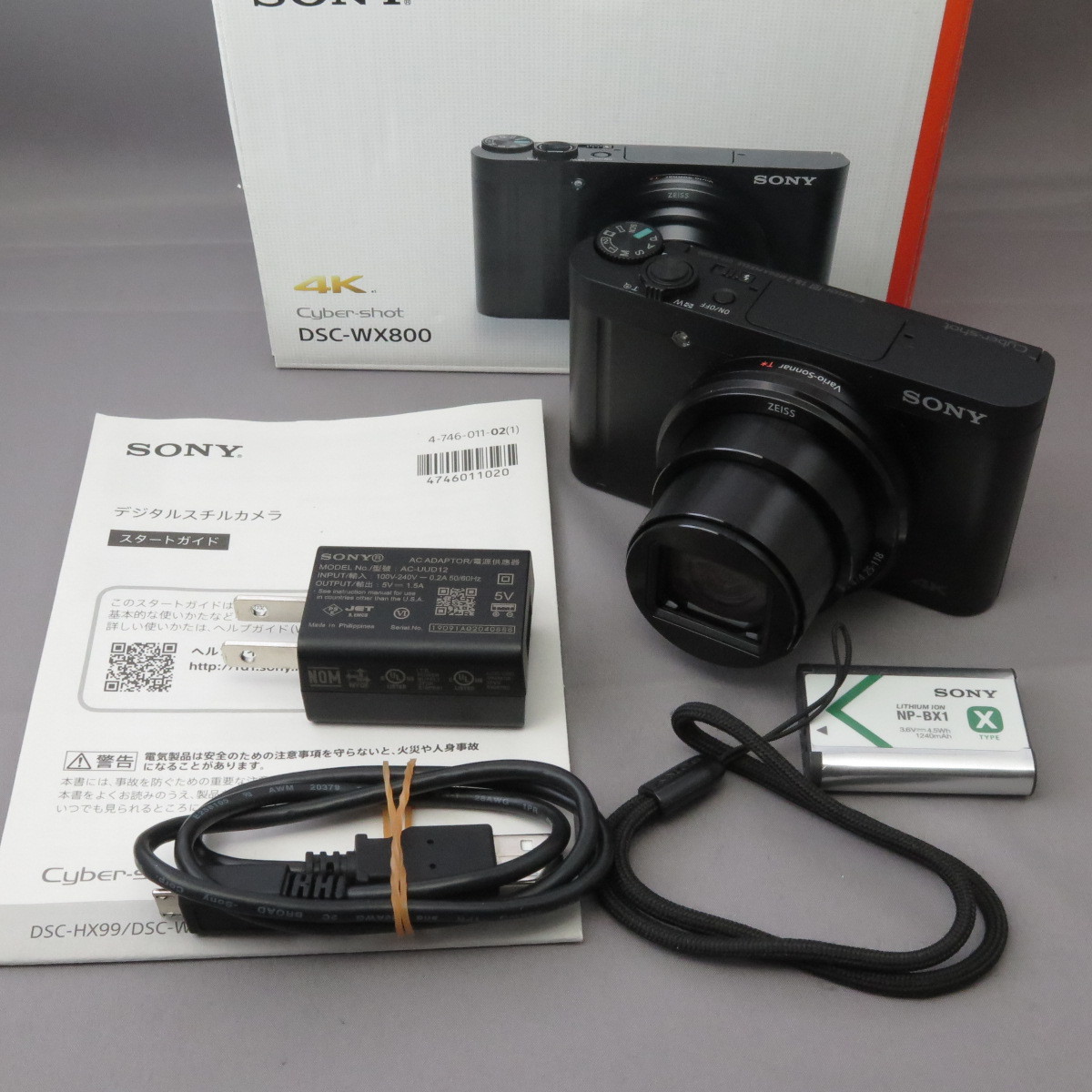 動作確認済】SONY DSC-WX800 4K コンパクトデジタルカメラ 美品 【公式