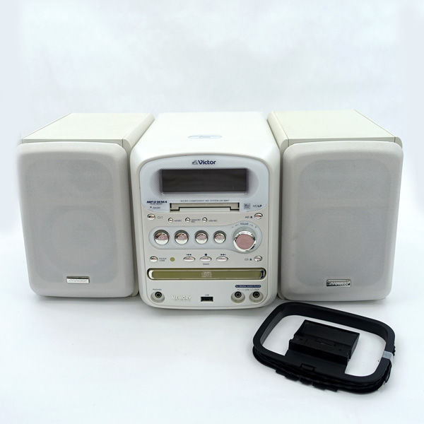 Victor クラビア ビクター コンポ RD CD-MDメモリーポータブルシステム
