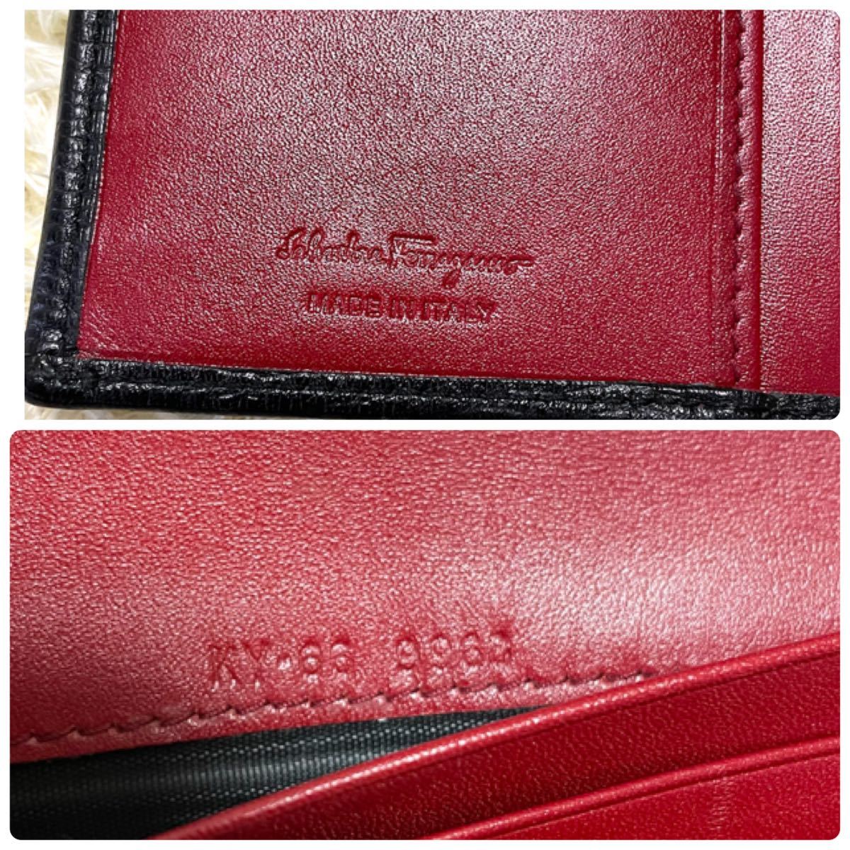 1スタ【美品】Salvatore Ferragamo サルヴァトーレフェラガモ 長財布 