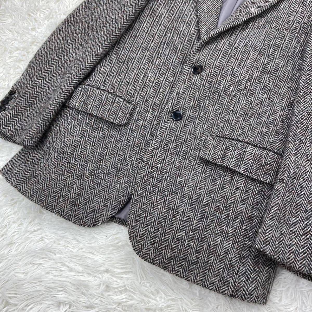 ☆高級!!Le Chic☆ハリスツイードジャケット165cm/ルシック