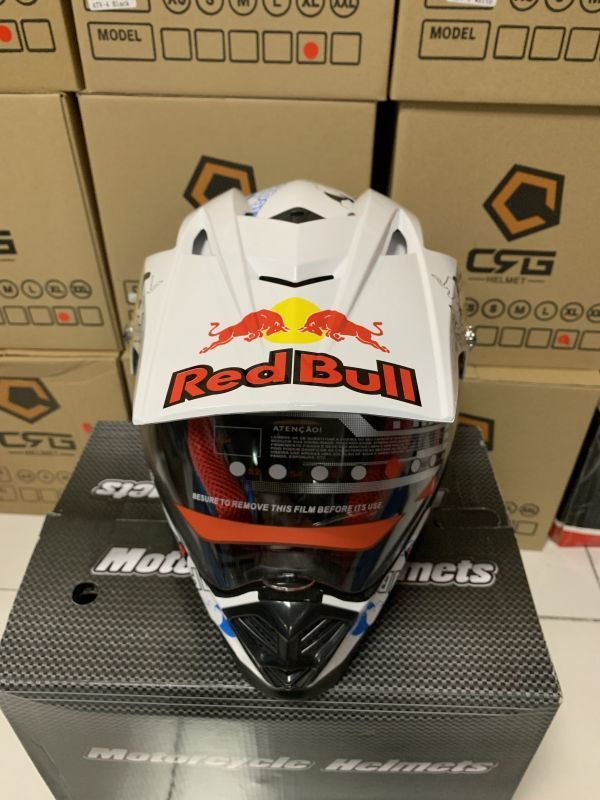 Red Bull オフロード ヘルメット モトクロス ゴーグル おまけ