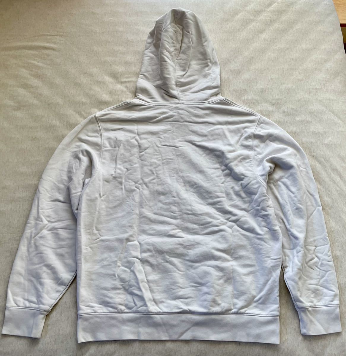 18SS M LACOSTE L!VE Supreme Hooded Sweatshirt White シュプリーム 