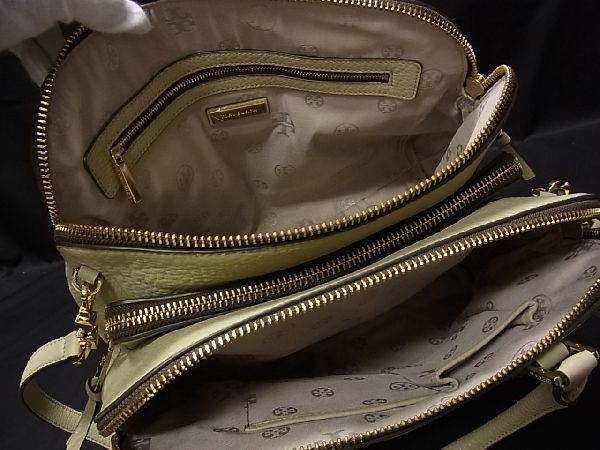 1円 □美品□ TORY BURCH トリーバーチ レザー ゴールド金具 2WAY 