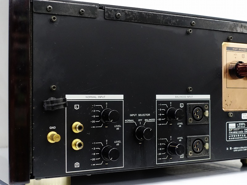 □□SANSUI B-2301L Vintage パワーアンプ サンスイ□□009561005J