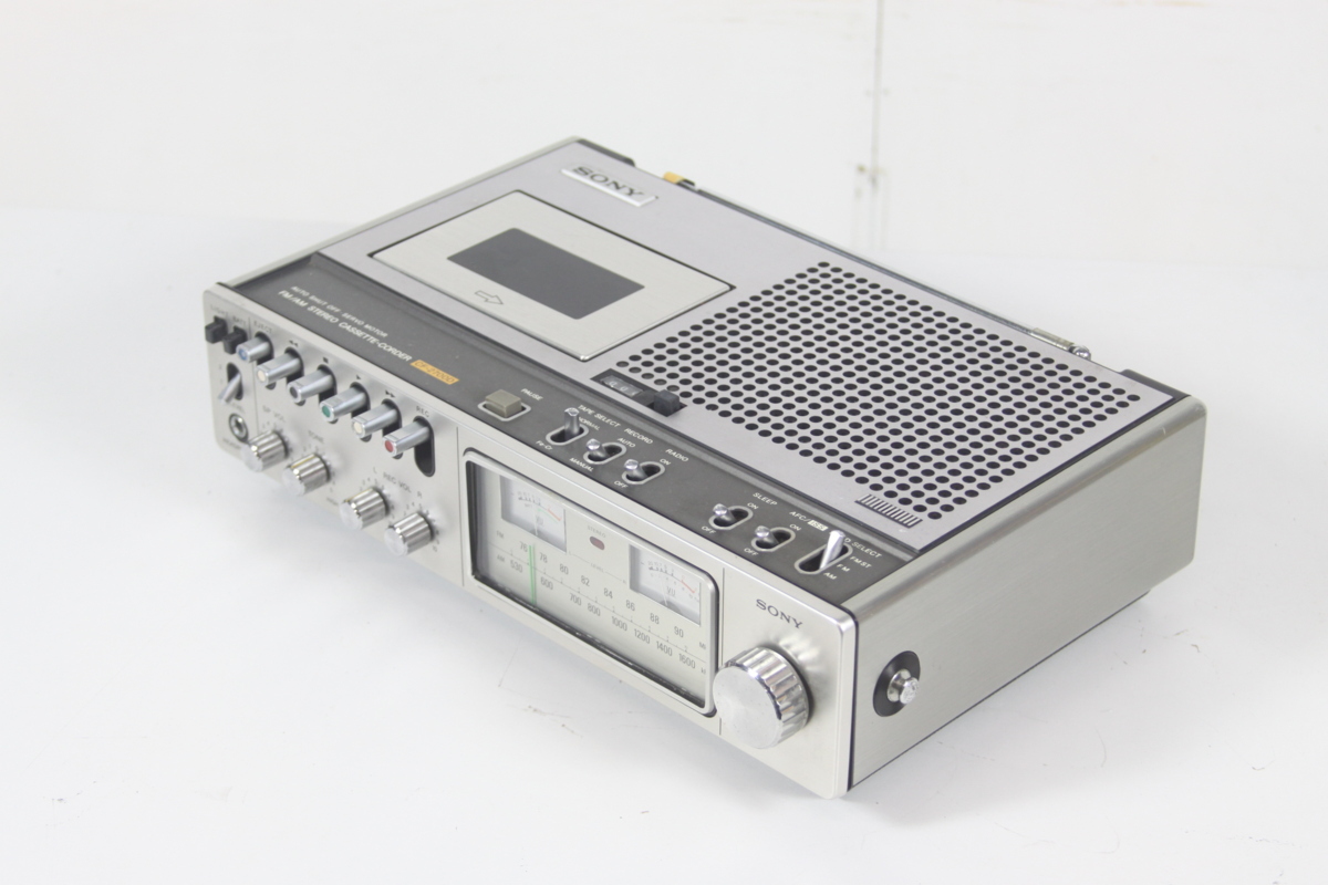 SONY CF-2700D ステレオカセットコーダーデンスケ希少品 SONY CF-2700D カセット テープレコーダー デンスケ 昭和 レトロ