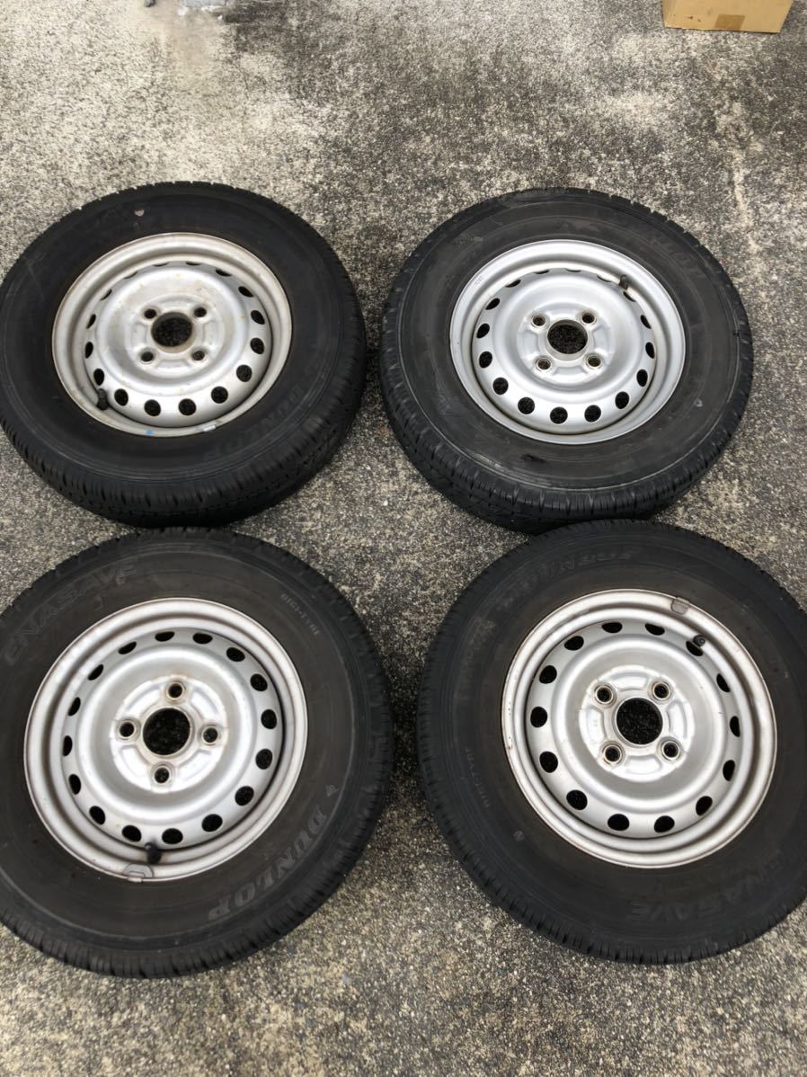 ダンロップ　145/R12 8PR スズキ　ミツビシ　ダイハツ　キャリィ　ハイゼット