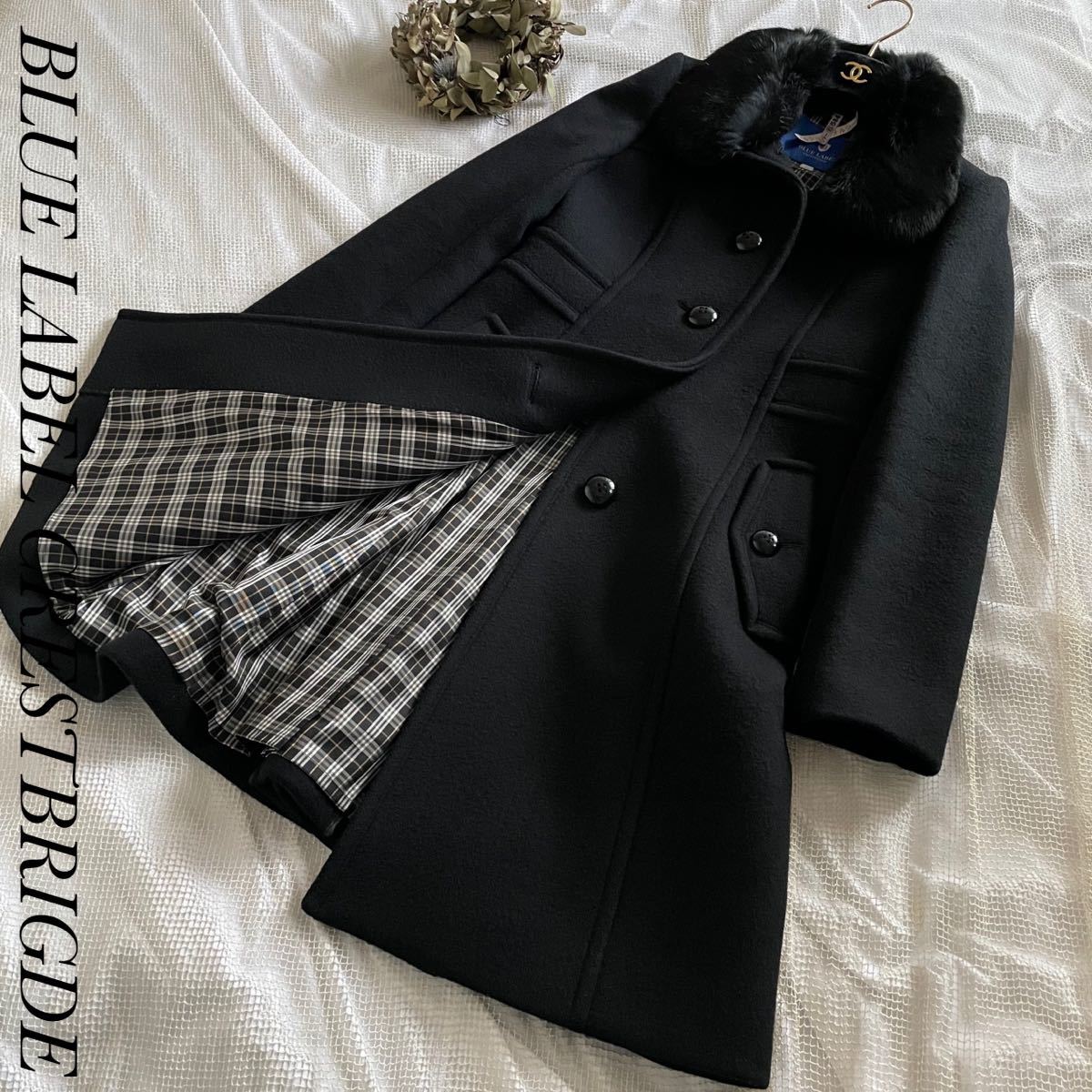 バーバリーブルーレーベルクレストプレッジ　コート 美品]BLUE LABEL CRESTBRIGDE ブルーレーベルクレストブリッジ