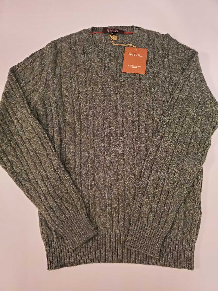 【新品】20万　ベビーカシミア　ロロピアーナ　Loro Piana　ニット ロロピアーナ | ミトン ロロ・ピアーナ ブラック AUTHENTICITY