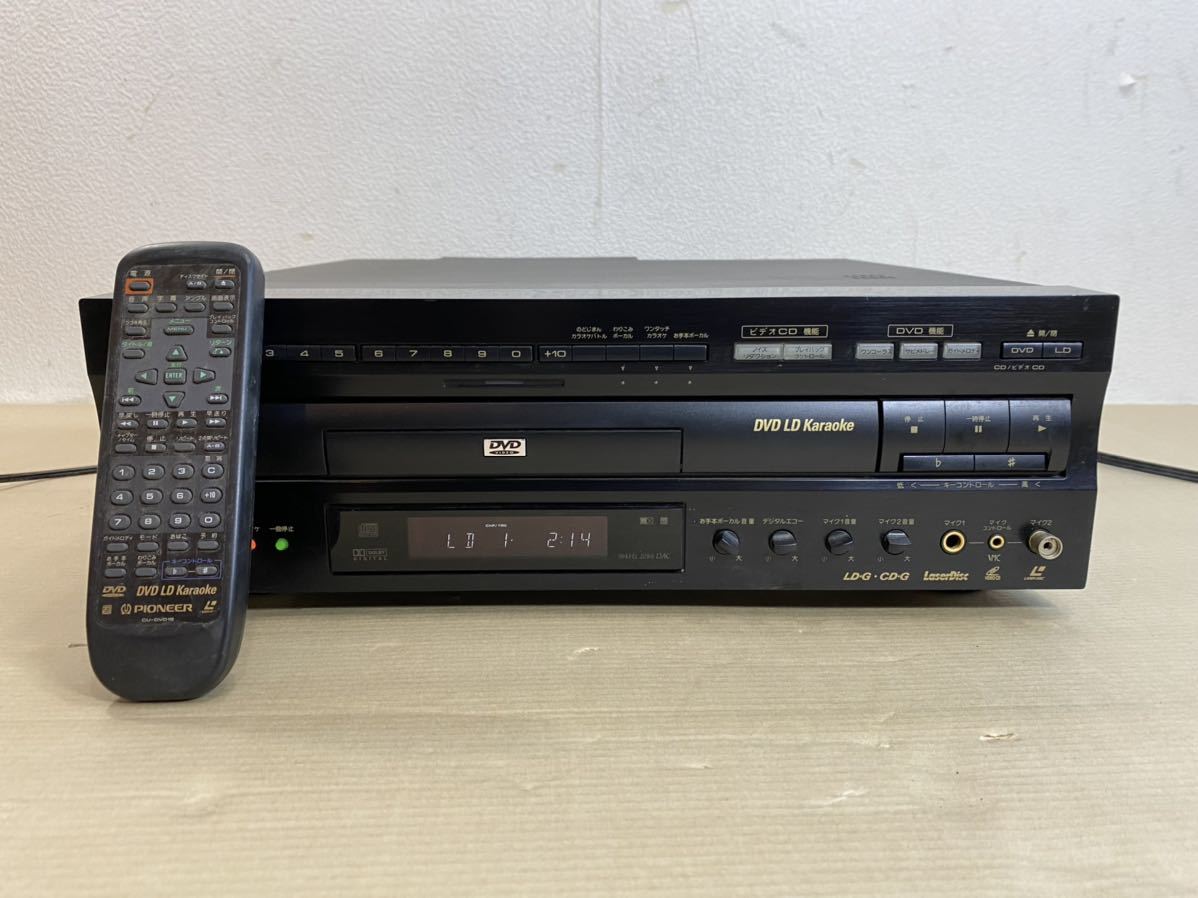 美品】Pioneer DVL-K88 パイオニア LDデッキ リモコン付き Pioneer