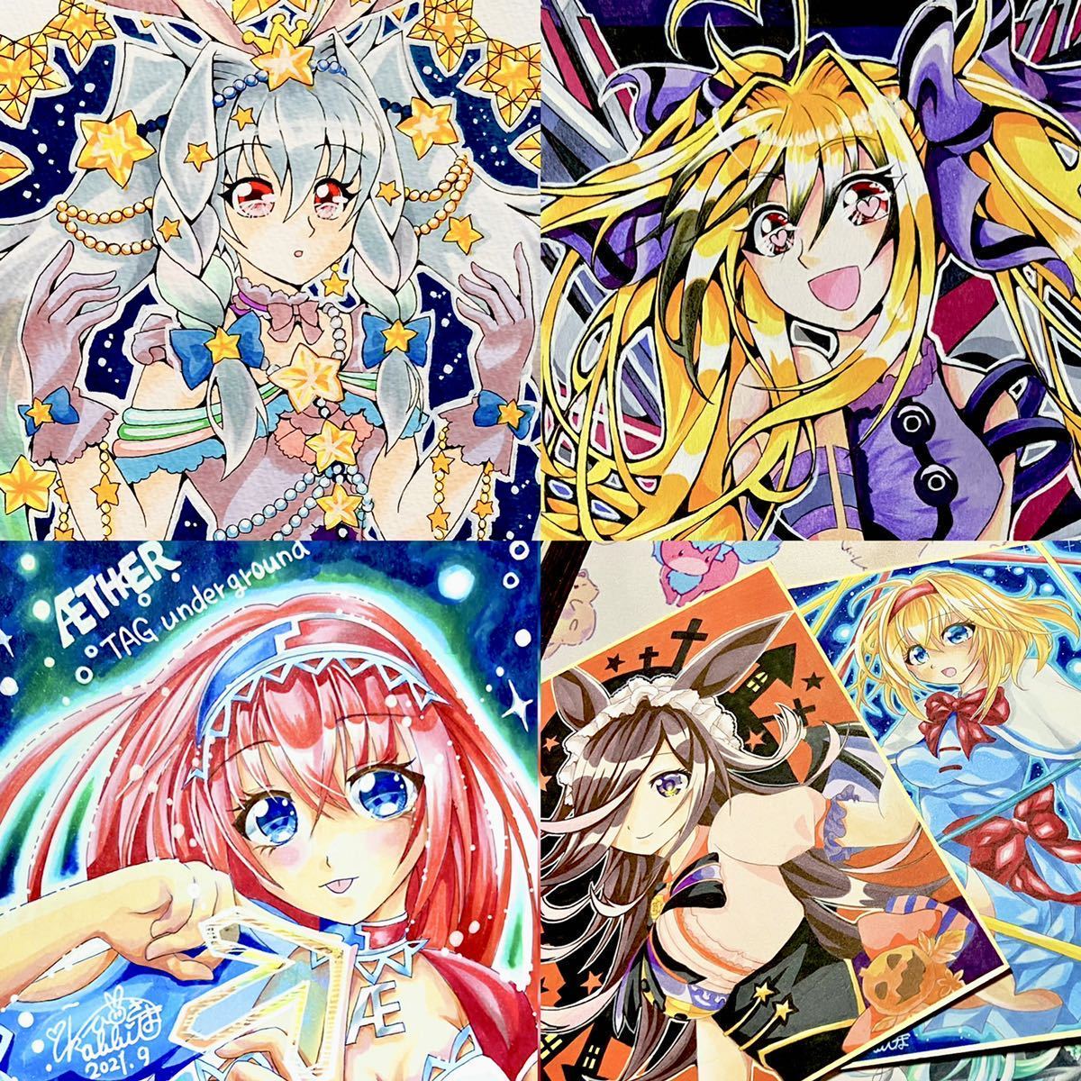 簡易リクエスト 手描きイラスト 同人手描きイラスト 手描きイラスト