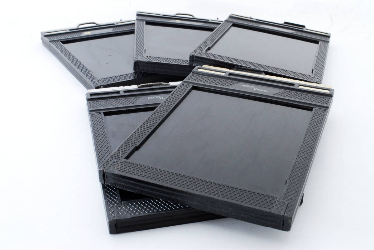 良品】Fidelity Delux 4x5 Cut Film Holder Back Lot of 5