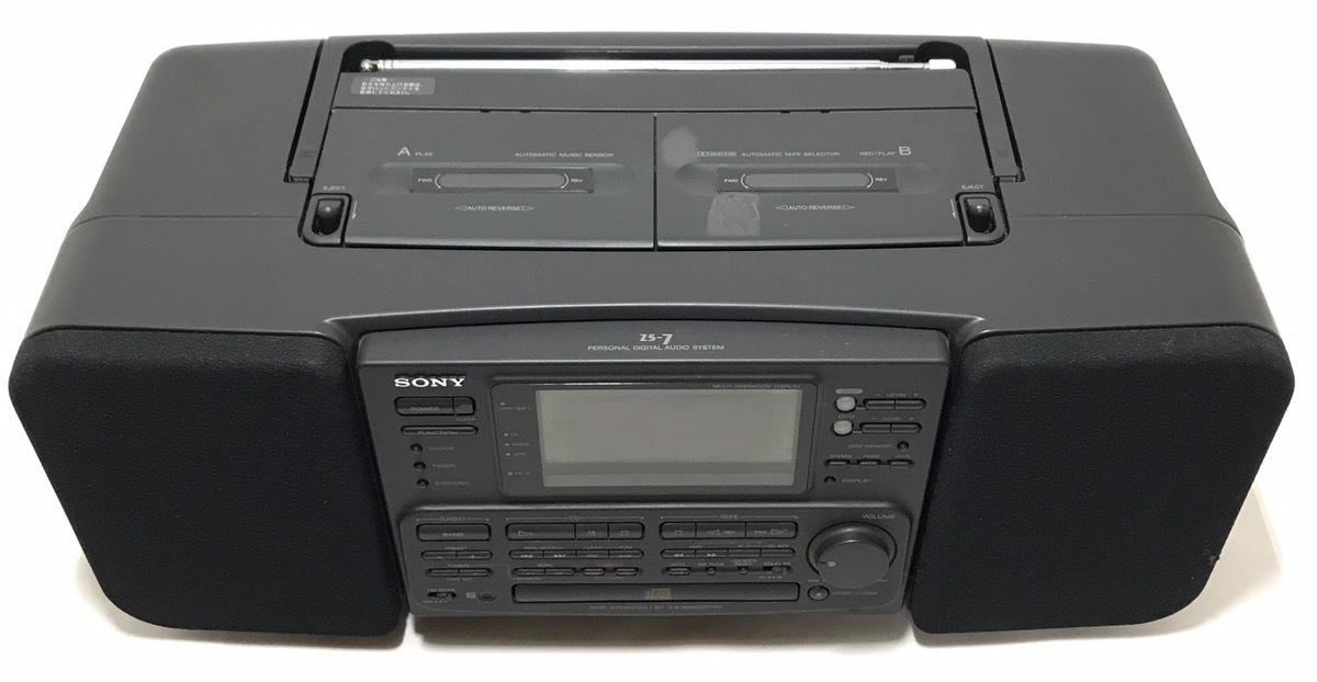 希少☆動作品】SONY SONAHAWK ソナホーク ZS-7 バブルラジカセ ソニー
