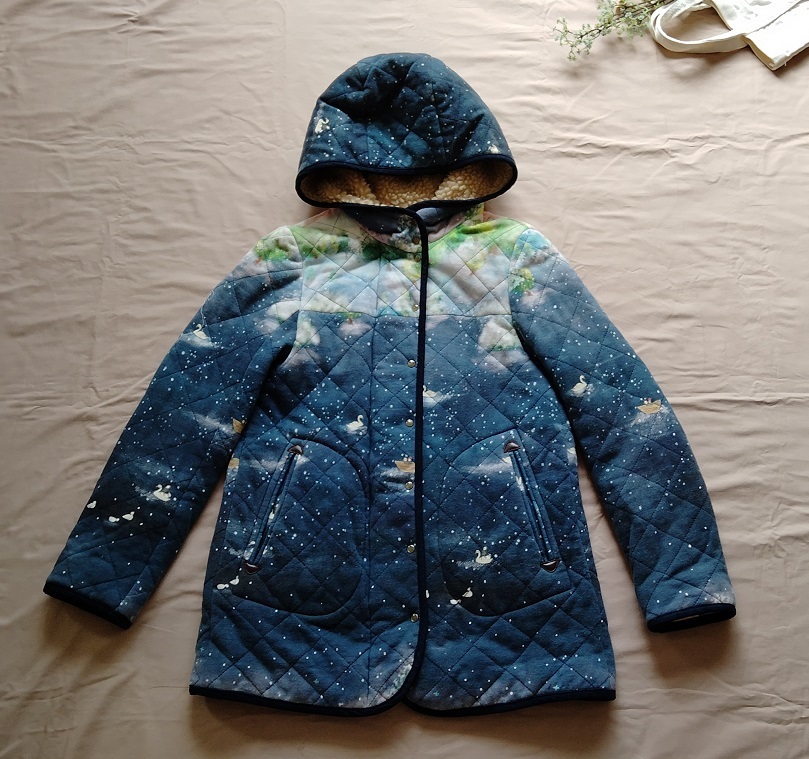 【限定SALE，定番】 フランシュリッペ_franche lippee 紺_ネイビー_湖_白鳥_メルヘン_総柄_ジャンパー_コート_もこもこ_キルティング_アウター(フランシュリッペ)｜売買されたオークション情報、yahooの商品情報をア フランシュリッペ